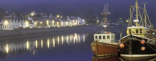 Ullapool Harbour and boats